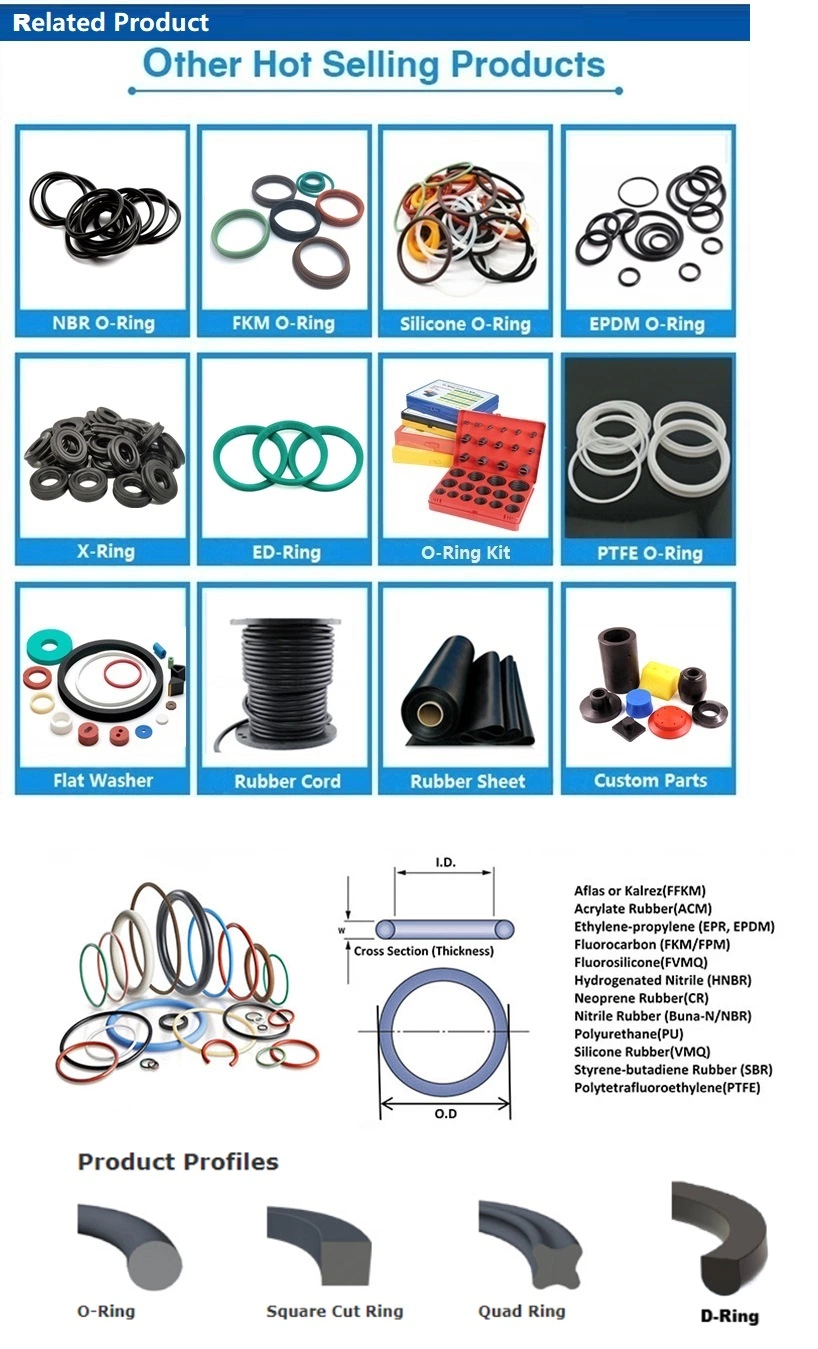 FKM O Ring Seal FEP Encapsulated Factory Customized Rubber Sealing Silicone NBR EPDM Viton Oring O-Rings Seal Ring Seal Gasket O-Ring